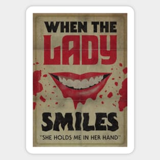 When The Lady Smiles - Golden Earring Sticker